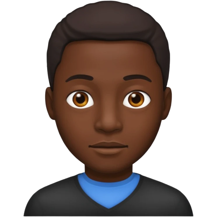 black man emoji