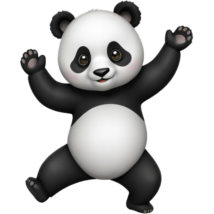 Panda dancing  emoji