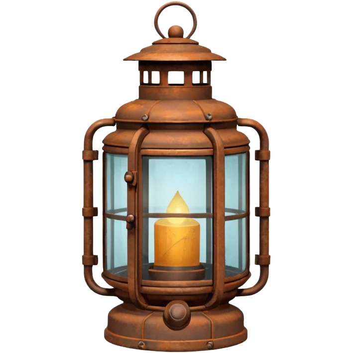 old lantern emoji