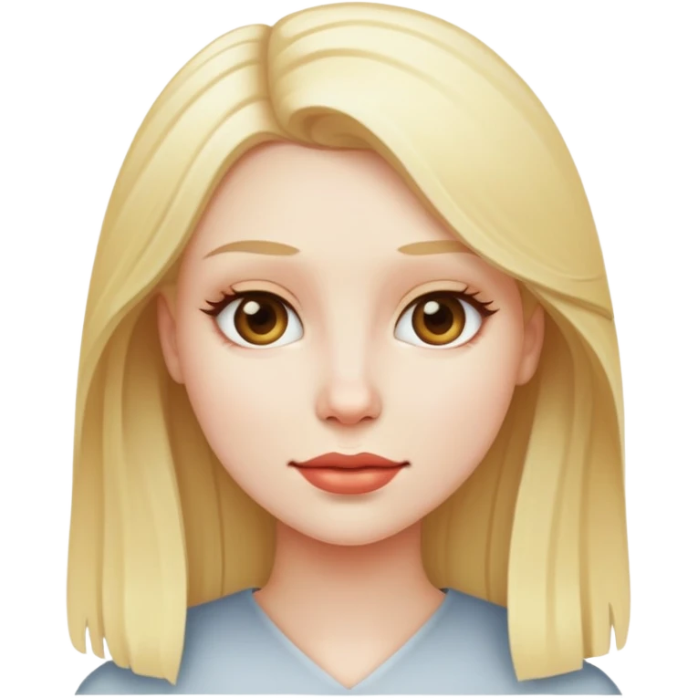 Голая блондинка emoji
