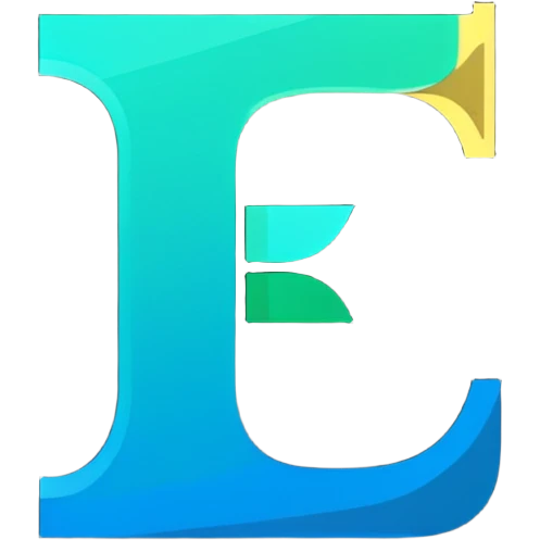 Colorful Gradient Alphabetical Letter “E” emoji