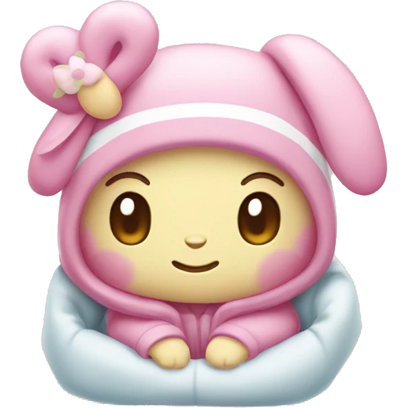 My melody cozy  emoji