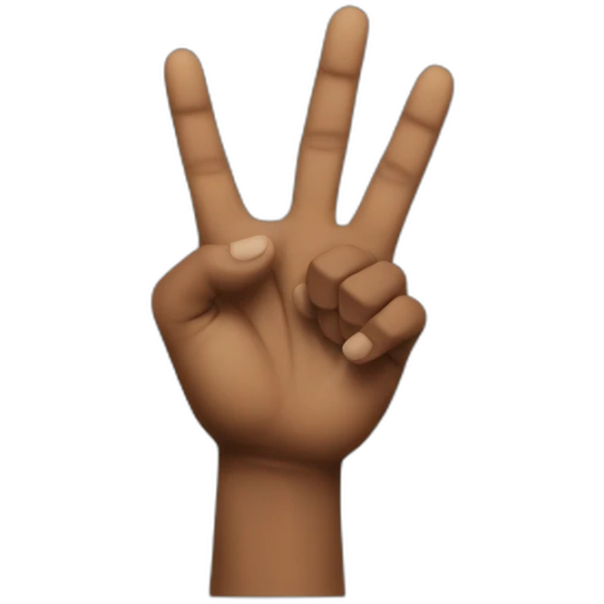 2pac hand sign emoji