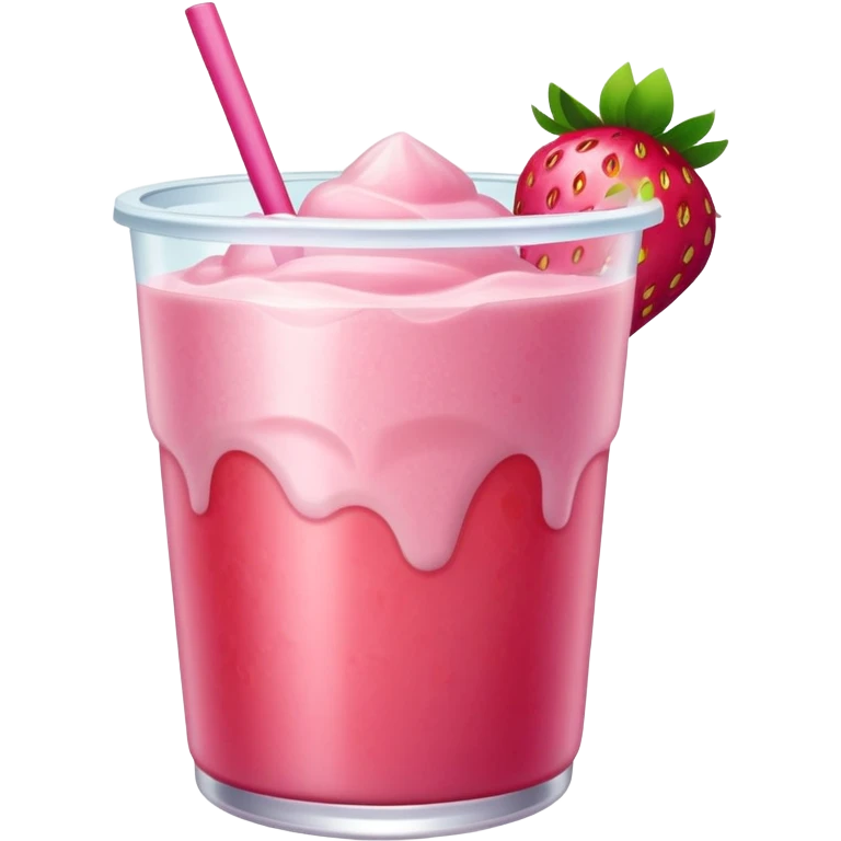Strawberry slush  emoji