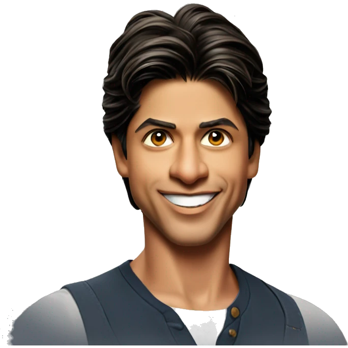 Shah Rukh khan wishing Happy Birthday Ria emoji