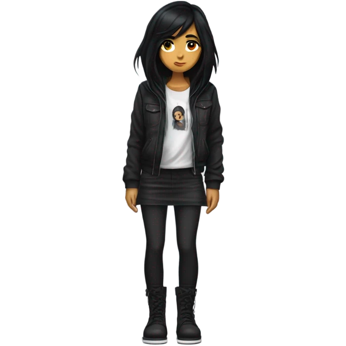 Emo girl emoji
