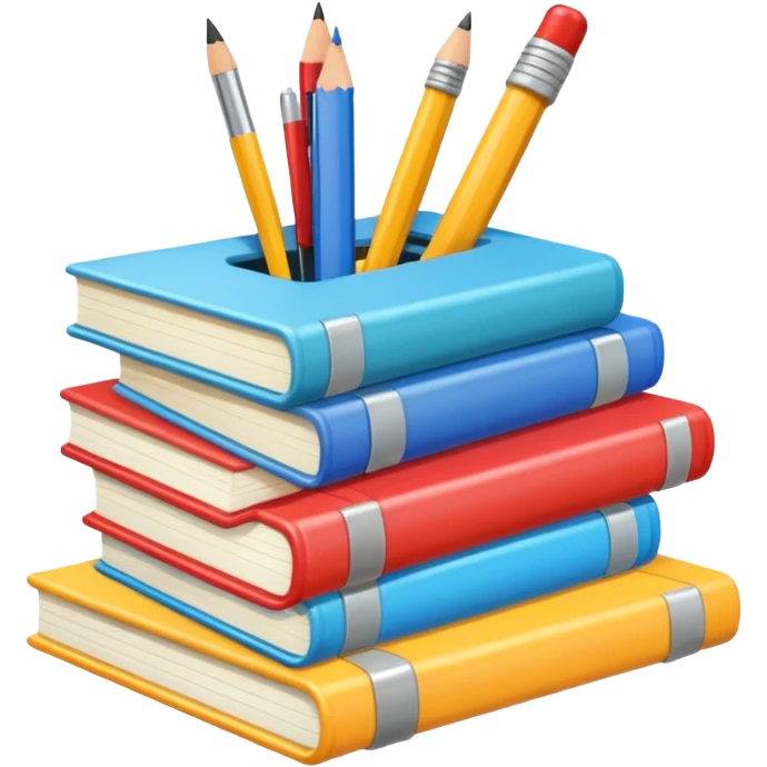 aesthetic school tools emoji
