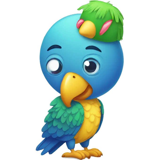 sad party parrot emoji