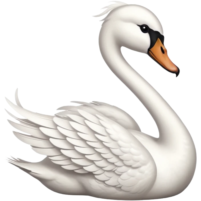 swan facing right emoji