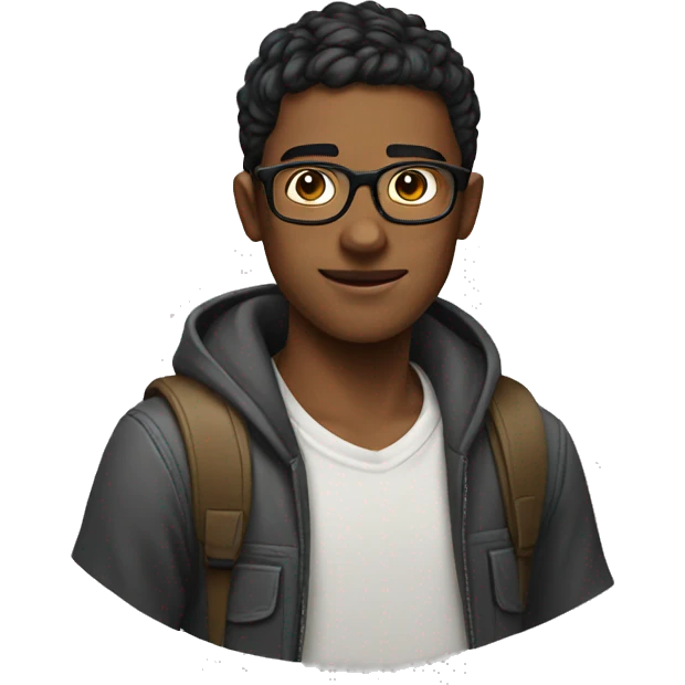 nerdy boy emoji
