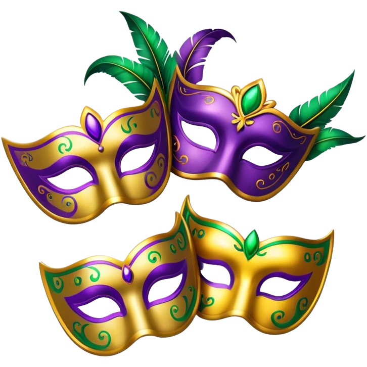 Mardi Gras masks emoji