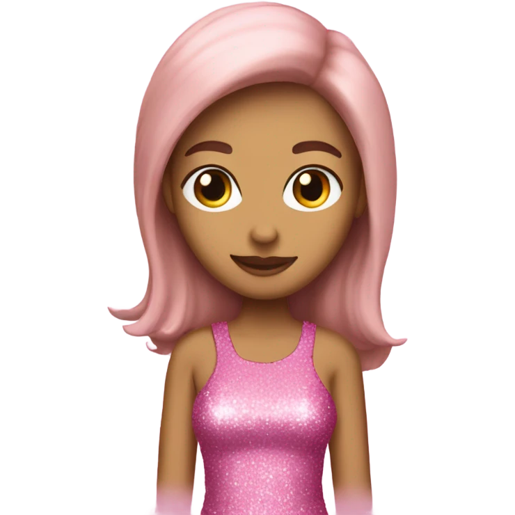 The name Rochelle in pink glitter emoji