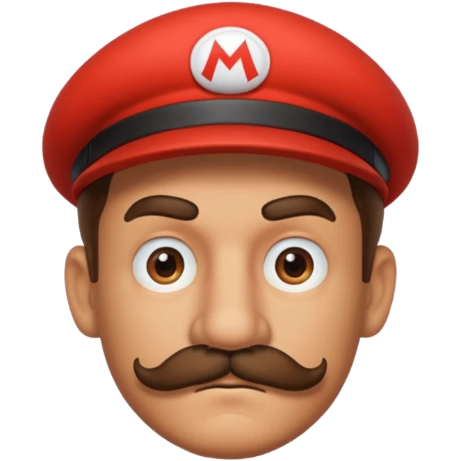 mario is suspicious emoji
