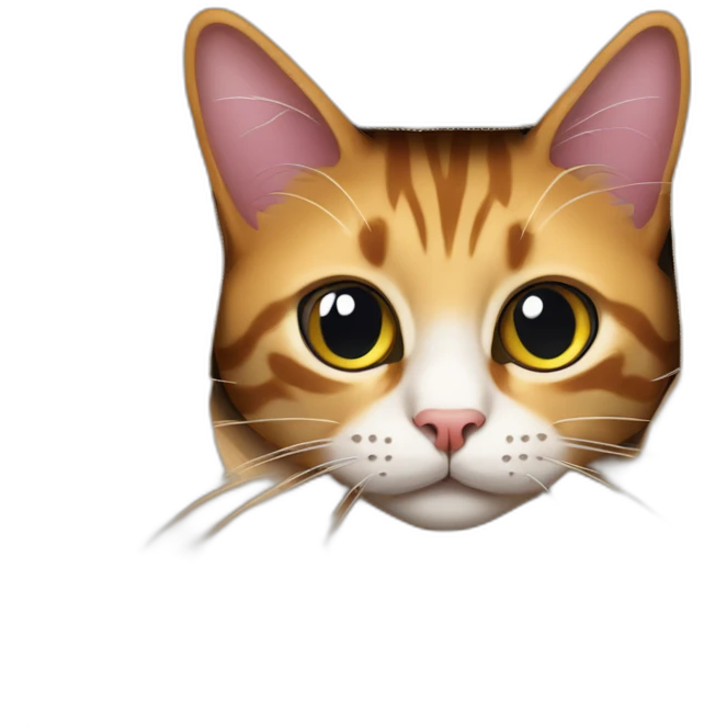 Cat in paper bag emoji