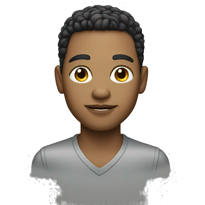 stylish light-skinned male portrait emoji