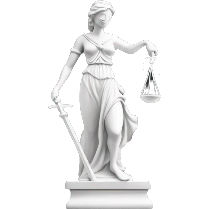 Lady justice statute emoji