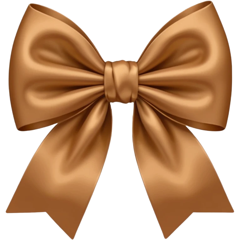 Light Brown bow emoji