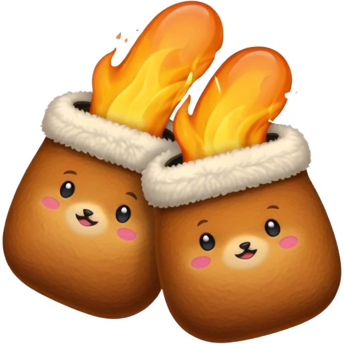 HAND WARMERS, negative : fire. emoji