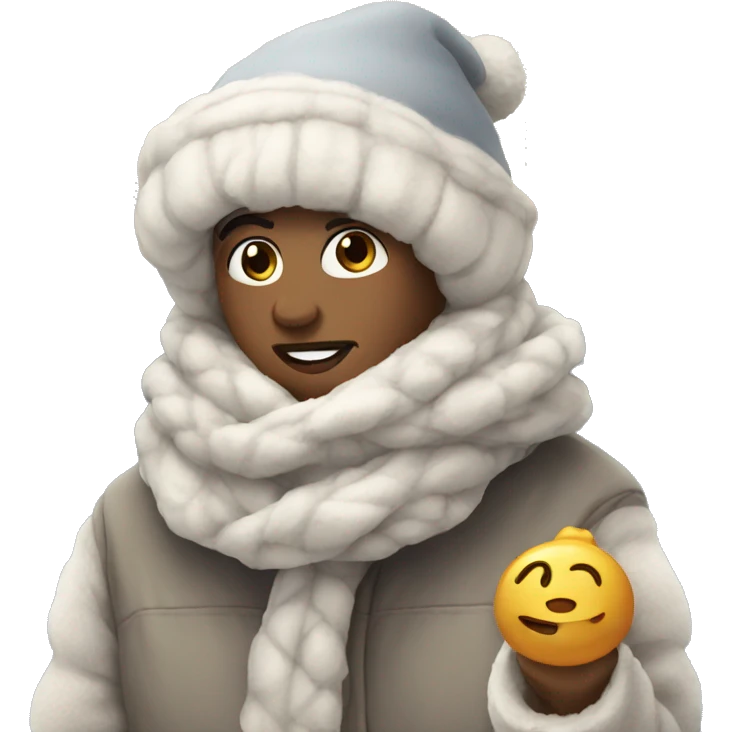 Cozy winter emoji