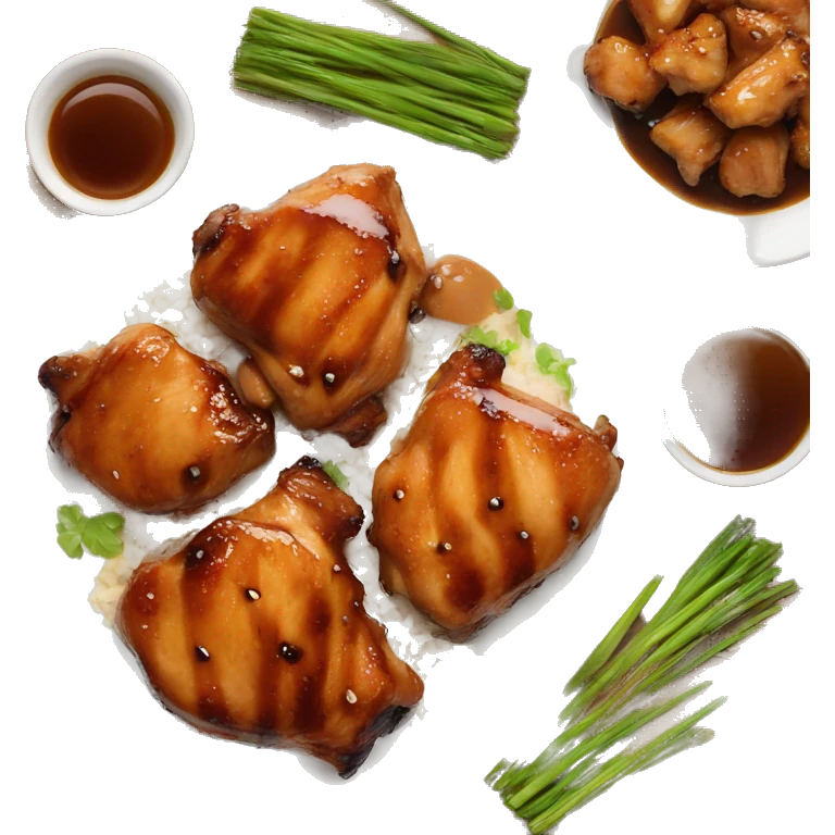 teriyaki chicken thighs emoji