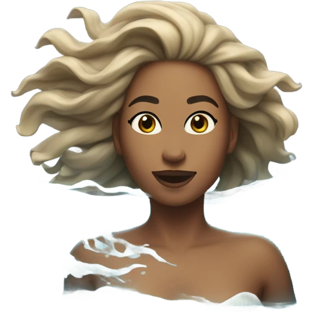 woman swimming in water emoji