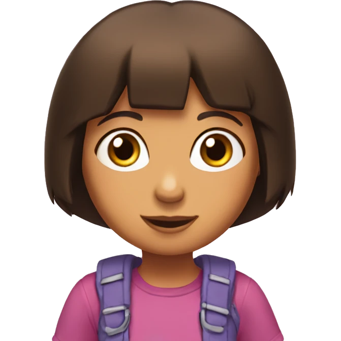 Dora and boots emoji