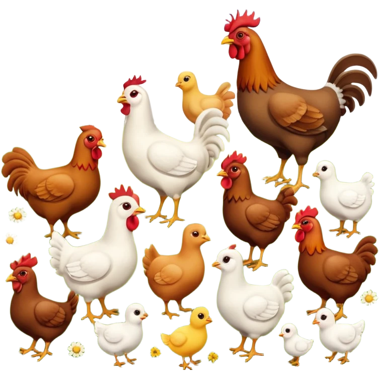 🐥🐔🐓🦃🕊🐈🐕🐐🐑🐄🐂 emoji