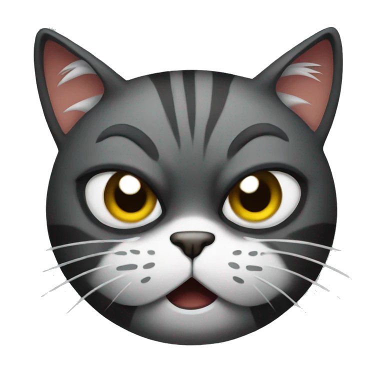 Angry cat emoji