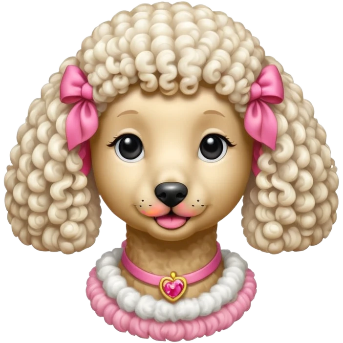 Poodle Rosa emoji