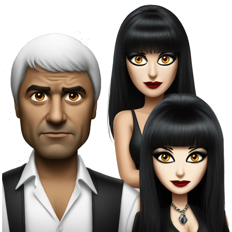 scarface y elvira emoji