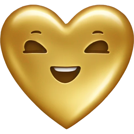 Golden heart  emoji