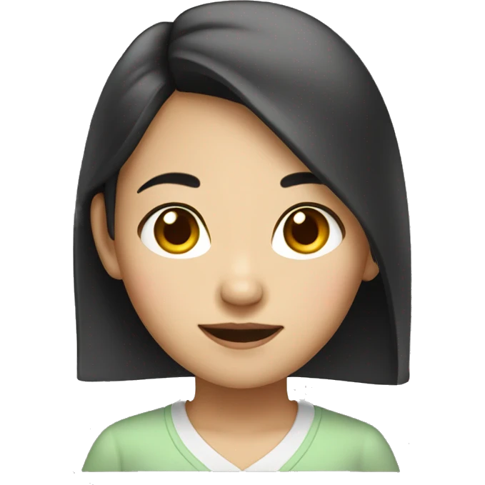 Chinese girl emoji