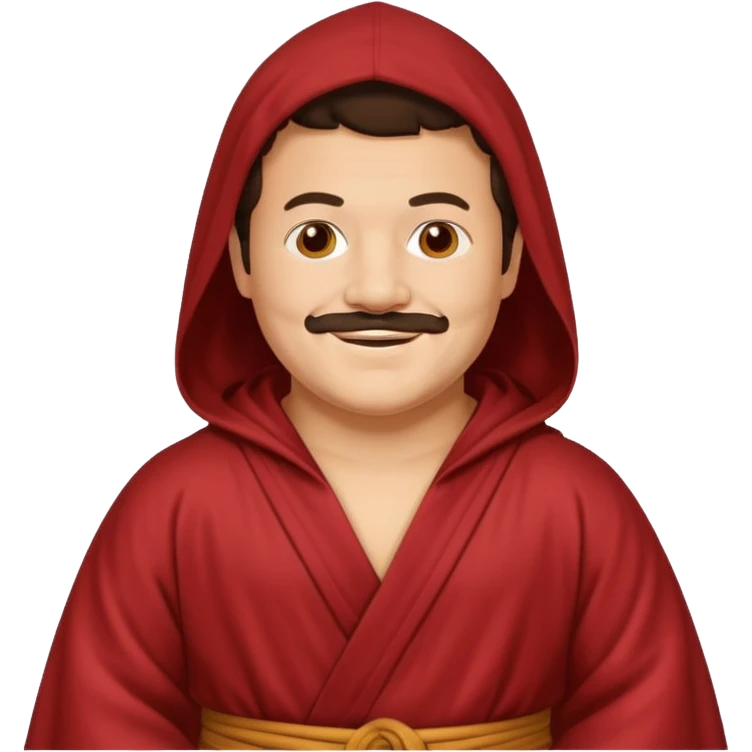 Create a Nacho Libre emoji for a teams chat but make it more original style to the movie emoji