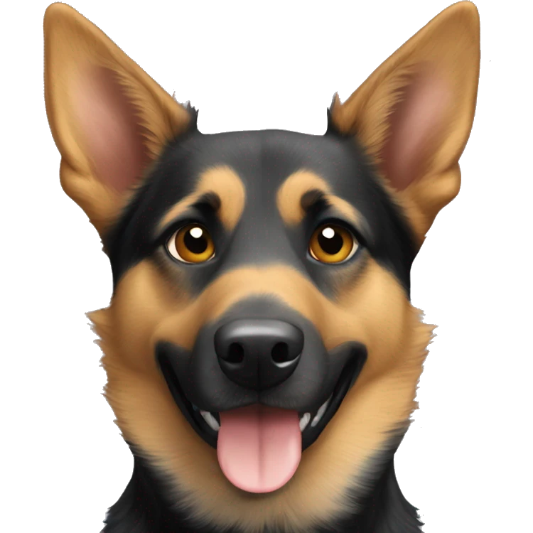 Cattle dog German shepherd mix emoji