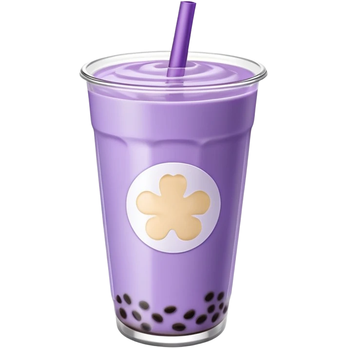 Taro milk tea  emoji