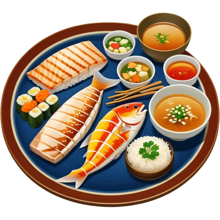 japanese breakfast platter emoji