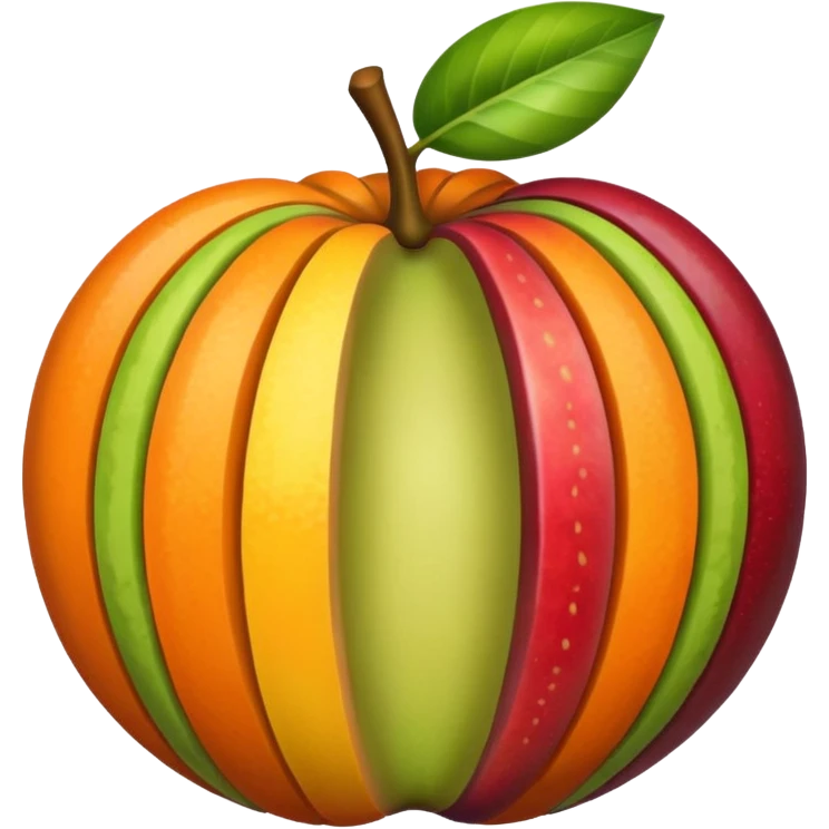 striped fruit emoji