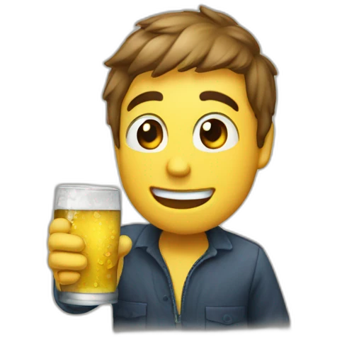 Chat sur alcool emoji
