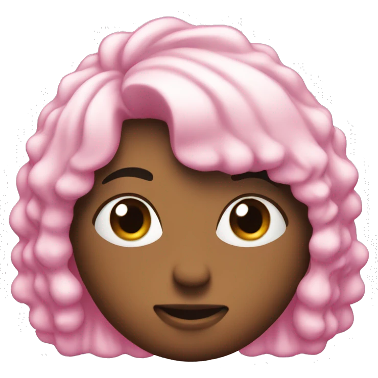 Pink ice emoji