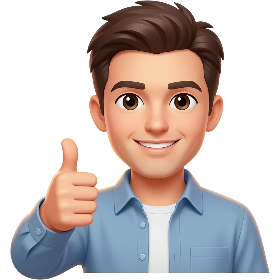 atardecer pulgar hacia arriba emoji