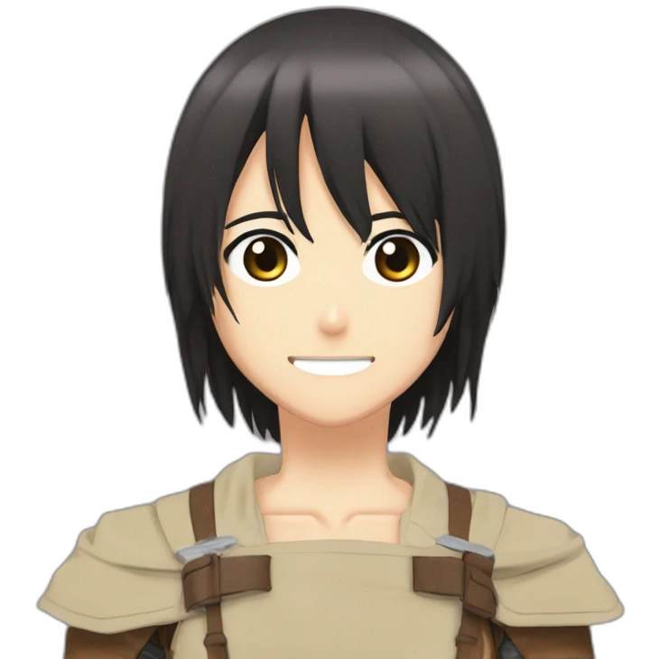 mikasa ackerman shake Eren Jaeger emoji
