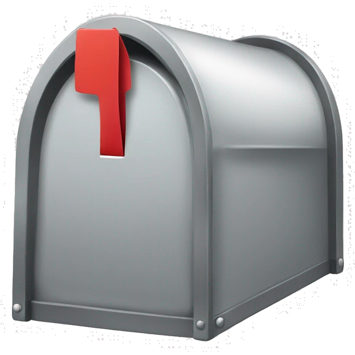 Mailbox with envelopes emoji