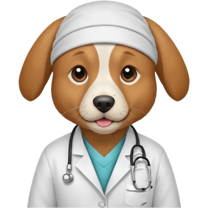 dog doctors with bandanas  emoji