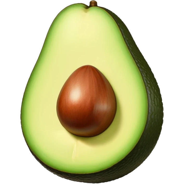 Aguacate con labios emoji