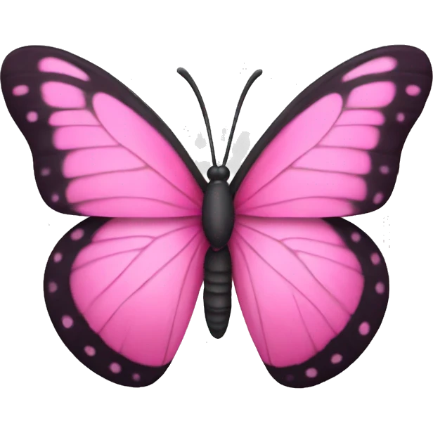 pink butterfly emoji