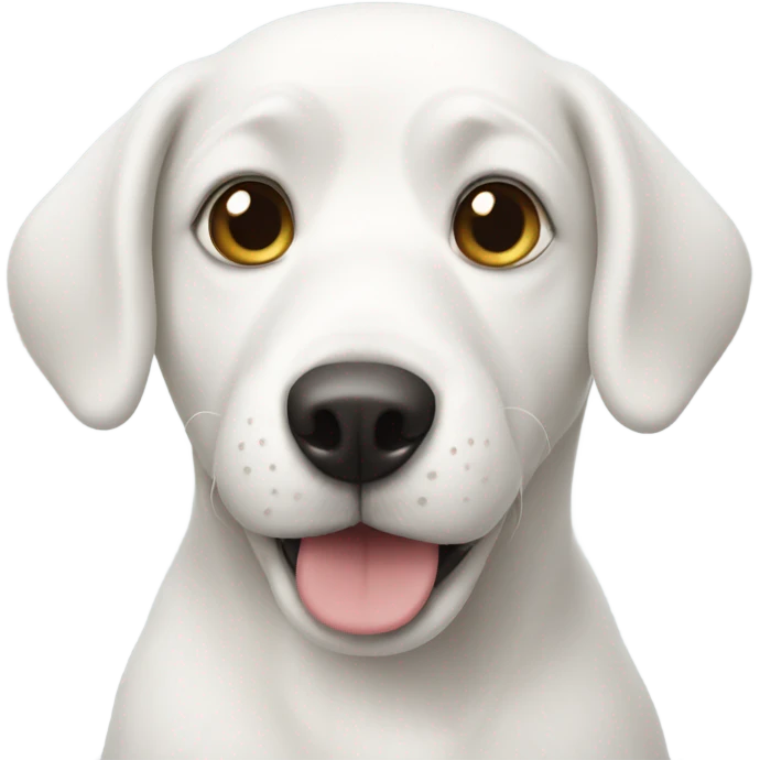 White dog  emoji