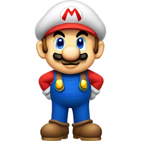 Mario qui attend  emoji