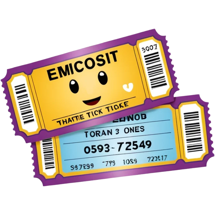 theatre ticket emoji