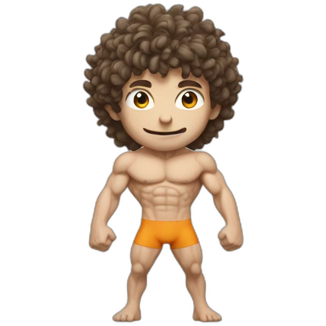 very muscular adam ondra emoji