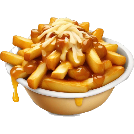 Poutine qui mange de la poutine  emoji
